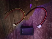 Mini Digital voltímetro amperímetro DC 100V 10A Panel Amp voltios medidor de corriente de voltaje Detector comprobador de 0,56 de doble LED pantalla Auto