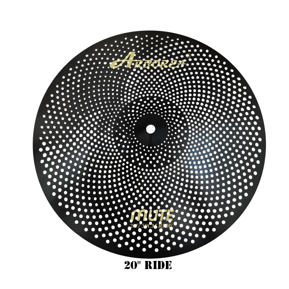 Low Volume Cymbal Set 5 PCS 14"Hihats+16"Crash+18"Crashride+20"Ride and Free Cymbal Bag & Gifted 6 pcs Felts