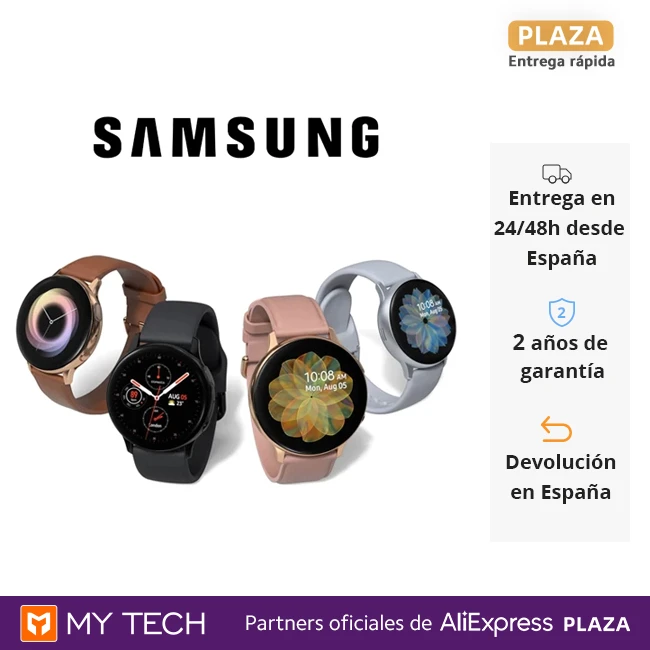 Samsung Galaxy Watch Active2, smartwatch 40 and 44mm, smart Watch,  Bluetooth and/or 4G, water resistant, exercise control|Smart Watches| -  AliExpress