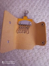 1 PC portátil de los titulares de ama de llaves llavero coche bolsa Porta llaves Unisex caso cartera cubierta de Color sólido Simple bolsa de almacenamiento