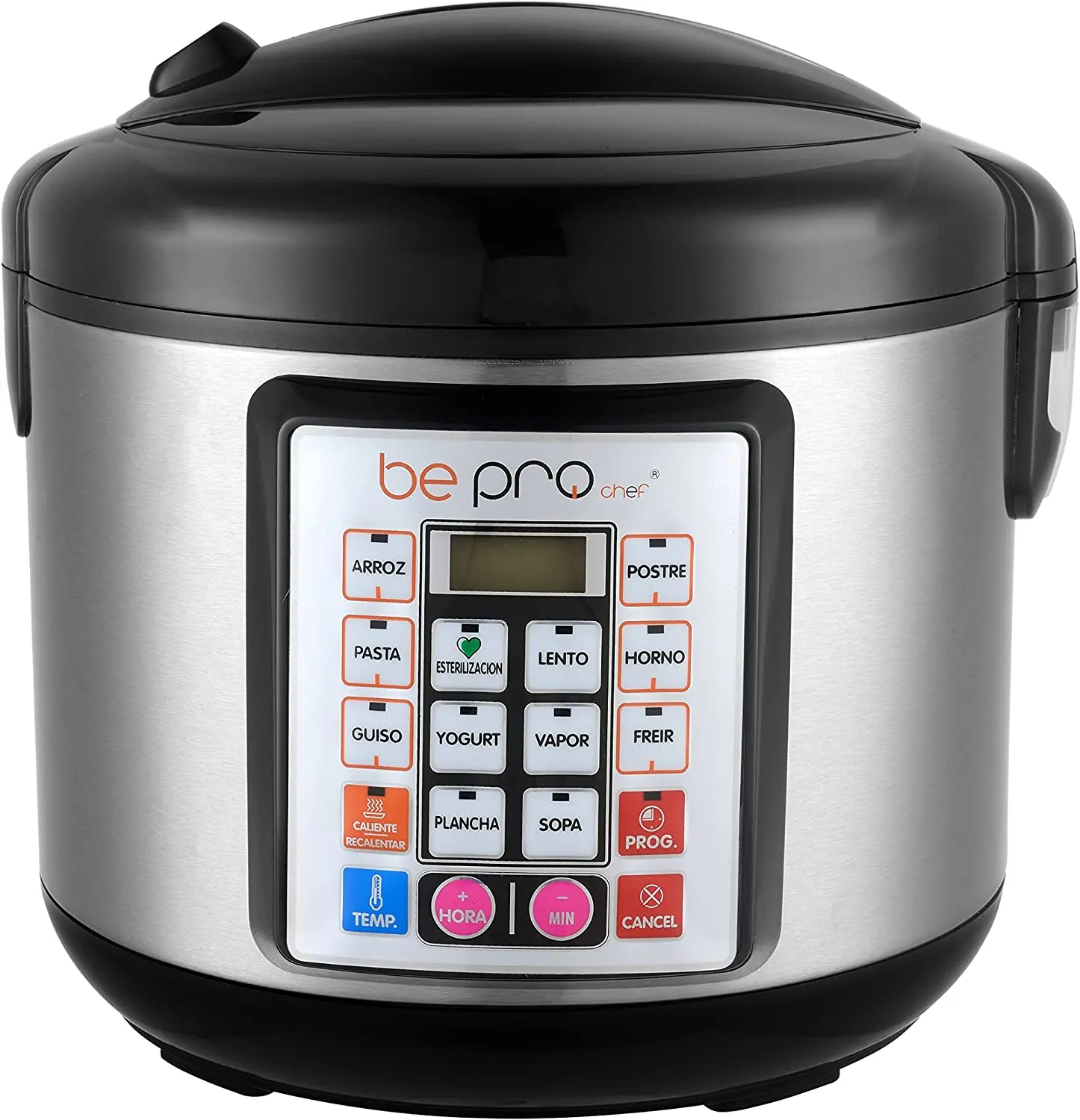 kitchen-robot-be-pro-chef-premier-plus-avant-steam-cooker-bakes-iron-fry-etc-with-pressurization-effect-programmable-24-hours-14-menus-includes-100-recipes-3-power-levels