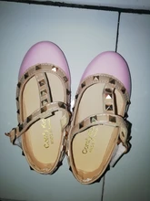 Bekamille-Sandalias de cuero con remaches para niñas, zapatillas de ocio, zapatos de baile de princesa, novedad de 2021