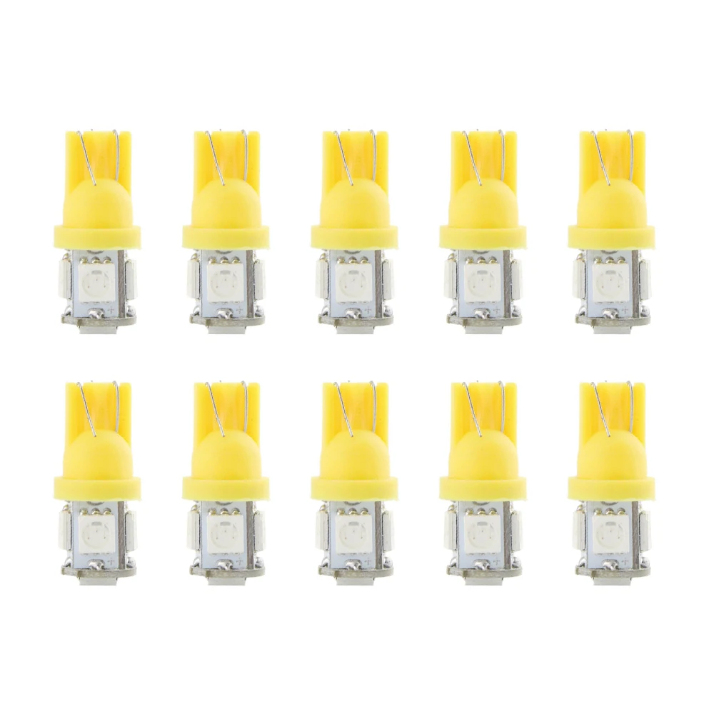 Одна упаковка/десять упаковок T10-5630-6SMD светодиодный автомобильный головной светильник, светильник для номерного знака 12В 3 Вт 6500 К