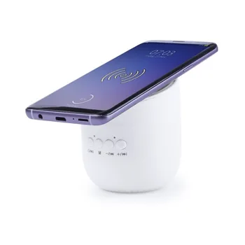 

Bluetooth Speaker with Qi Wireless Charger 3W White 146138