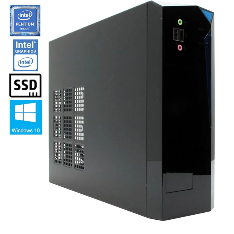Неттоп e2e4 PC MiniOffice Intel Pentium G5400 4Гб 120Гб SSD UHD Graphics 610 W10 4G S120G Win10H|Мини ПК| |