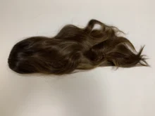 Synthetic Wig Blonde Middle-Part Cosplay Heat-Resistant Body-Wave Brown EASIHAIR Black