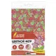 

Colored felt Treasure Island patterned flowers 5 colors A4