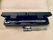 WORKPRO 1/4 3/8 1/2 Plaza llave de Torque tracción 5-100 Ft-lb dos precisa Llave de trinquete de reparación llave clave