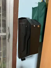 Caja fuerte de acero de alta calidad para pistolas de seguridad, Caja de Seguridad Biométrica con huella dactilar y llave de repuesto