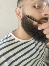 FnLune-afeitadora profesional para hombres y mujeres, herramienta para afeitar el vello púbico, axila, cuchillo de barbero para enviar la hoja plegable El estilista sostiene una navaja y envía una cuchilla para afeitar