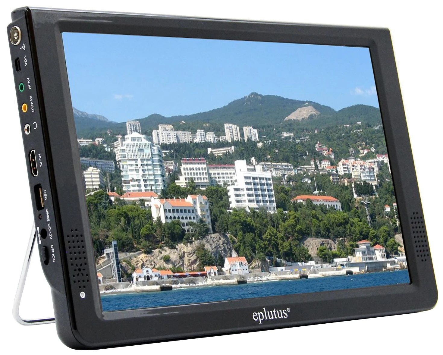 Портативный цифровой телевизор Eplutus EP-124T (12.1&quot) DVB-T2 автомобильный 12V |