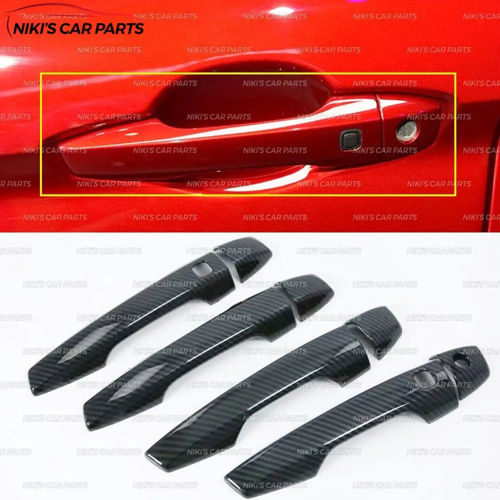 Накладки на дверные ручки для Mitsubishi Eclipse Cross-ABS пластик 1 комплект/8 шт. формовочные украшения для автомобиля