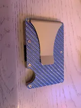 Purse Billetera Business-Card-Holder Carbon-Fiber RFID Carteira Male Gemeer Non-Scan