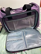 Bolsa de almacenamiento para mujer, bolsa de almacenamiento con soporte para bolsas de almacenamiento para mamá, ganchos de ganchillo, accesorios de costura de hilo, bolsa de tejer