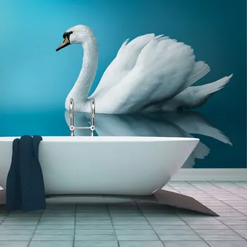 

Wall mural-Swan-reflex-300x231 cm