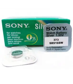 

Pilas de boton Sony bateria original Oxido de Plata SR916SW blister 5X Unidades