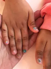 Niñas congelados elsa y Anna maquillaje juguetes pegatinas de uñas Disney nieve blanca princesa Sophia Mickey Minnie a los niños pendientes juguetes de pegatinas