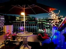 String-Lights Garland Holiday-Decor Solar-Lamp Fairy Patio Garden Window Christmas-Party