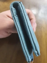Luxury Wallet Card-Holder Ladies Purse Women Femal W101 Id/credit Blue/black