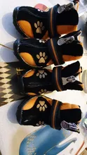 Boots Pet-Shoes Dog Large Waterproof Anti-Skid Small Winter Golden Warm Big 8-Sizes Wear-Resistant