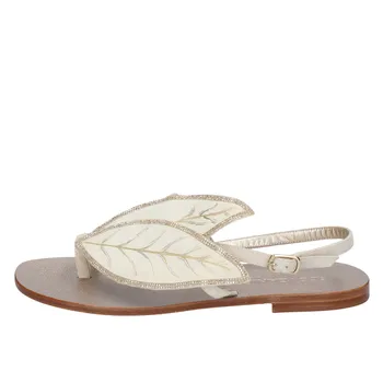 

EDDY DANIELE sandals women suede beige