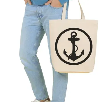

Angemiel Bag Big Anchor Shopping Beach Tote Bag