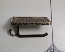 Rack-Accessory Toilet-Paper-Holder Bathroom-Storage Antique Tssue Brass YT-1492B