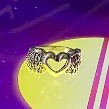 Sindlan-anillo gótico de plata para mujer, Set de 6 uds. De Anillos con diseño de corazón Punk, mariposa, Cupido, joyería femenina