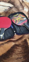 HUIESON 6 Star 2 uds nuevo y mejorado de carbono de conjunto de raqueta de tenis súper poderoso raqueta de Ping Pong bate para adultos Club de formación
