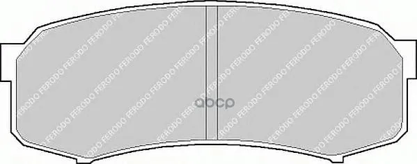Колодки Тормозные Toyota Lc 80/90/120 90/Mitsubishi Pajero 3.8/3.2d 06 Задние Ferodo Fdb1021 Ferodo арт. FDB1021