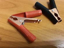 Hot Car Alligator Clips Battery Clamps Crocodile Clip 100A Red+Black