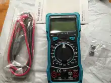 Mileseey-multímetro Digital NCV de rango automático, medidor de voltaje CA/CC, luz Flash, pantalla grande