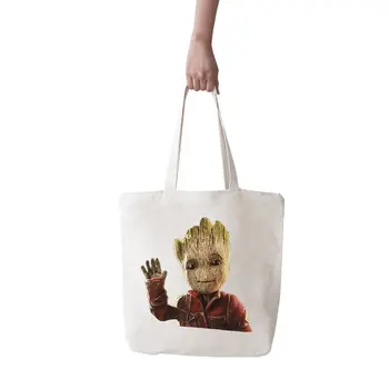 

Angemiel Bag Large Hand Waving Smiling Groot Shopping Beach Tote Bag
