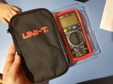 UNI-T-multímetro Digital UNI T, valores eficaces verdaderos UT890C UT890D + rango Manual AC DC, probador de temperatura de capacitancia, retroiluminación