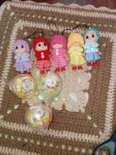 Mini muñecas interactivas de juguete para niños y niñas, muñeco Reborn de juguete, colgante pequeño con llave, 5 uds.