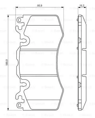 Колодки тормозные LAND ROVER DISCOVERY/RANGE ROVER/SPORT 3.0/5.0