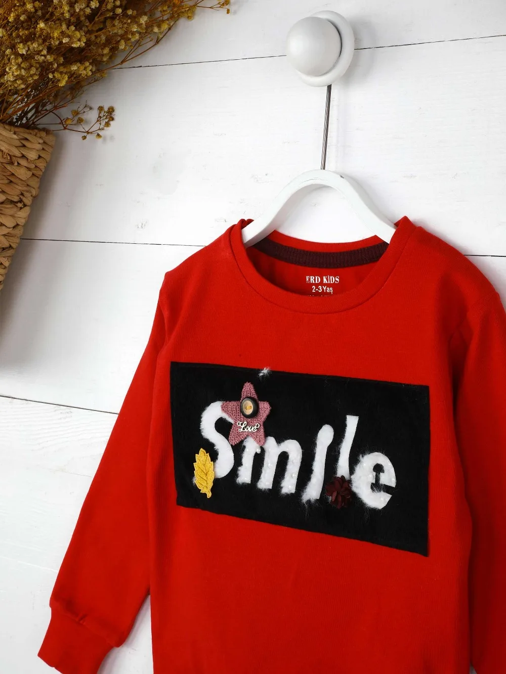 019-1724-003 Nar Çiçeği  Mevsimlik Kız Çocuk Sweatshirt  (2)