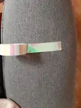 Cinta impermeable láser de arcoíris brillante colorido decoración especial, bricolaje, para álbum de recortes, suministros escolares y de oficina