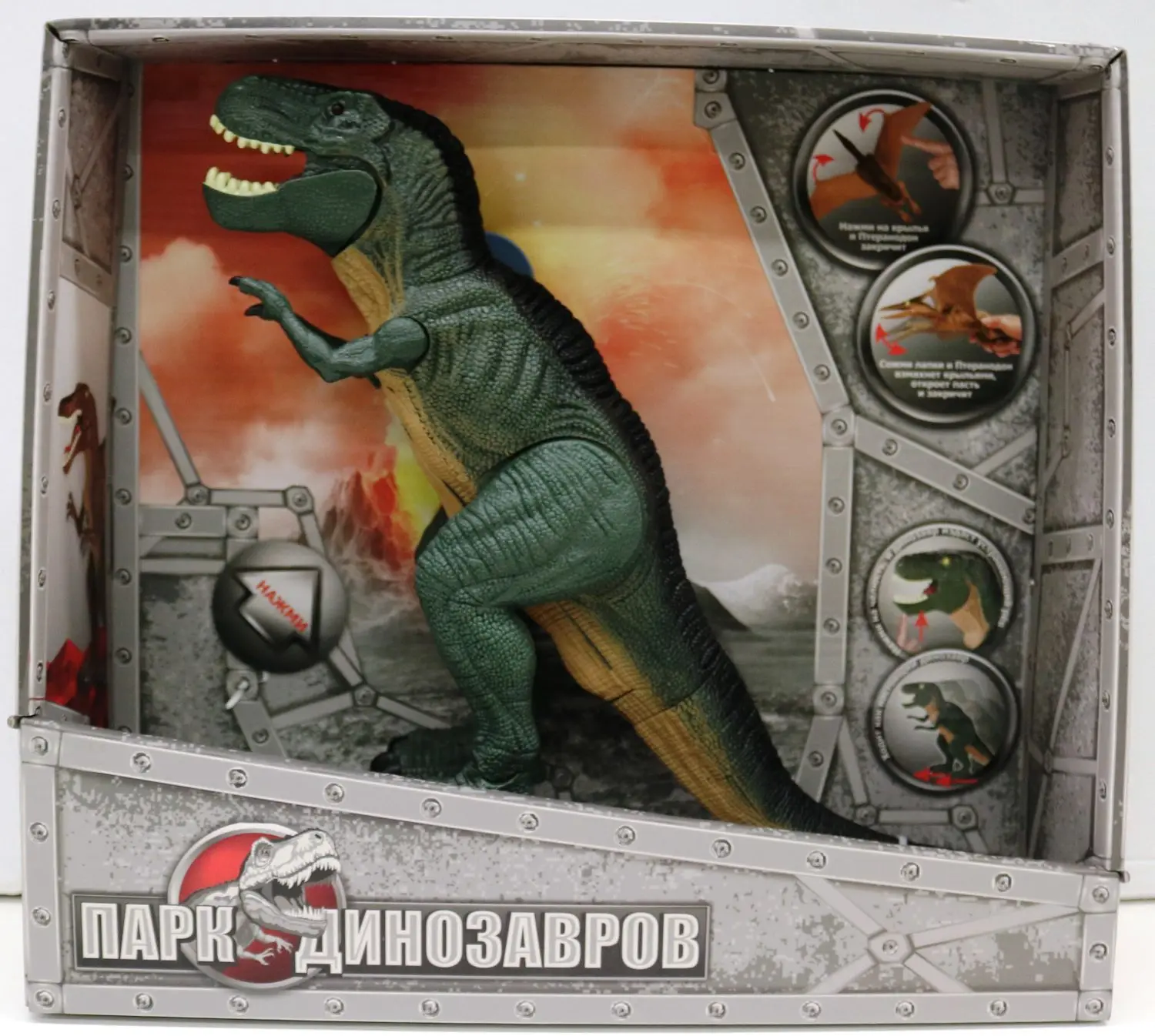 Игрушка интерактивная 1TOY Robo Life &quotДинозавр Тираннозавр Рекс&quot Умная игрушка