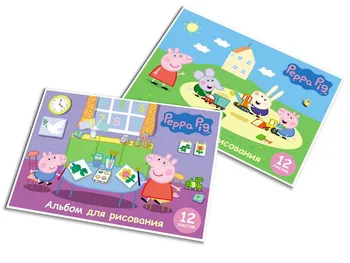 

Album for drawing 12 sheets, A4 "PIG PIG" Rosman 34050