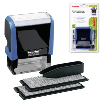 

Stamp self-set trodat 4913, 5 rows