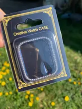 Funda protectora de parachoques de diamante para Apple, funda para reloj de la serie 6 SE 54321 38MM 42MM para Iwatch 40mm 44mm, accesorios de pulsera de reloj