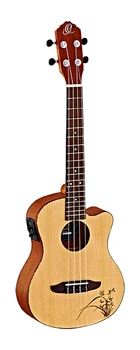 

Ru5ce-te bonfire series ukulele tenor with pickup, with cutout, Ortega