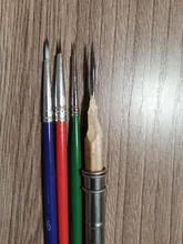 10 unids/set bien pintado a mano delgada línea de gancho pluma arte suministros bolígrafo para dibujo artístico cepillo de pintura de cepillo de Nylon acrílico pintura de la pluma