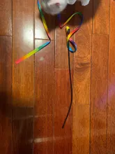 3 uds juguetes de gato varita divertida, colorida y bonita Teaser varita de plástico juguetes para mascotas para el palo interactivo de gatos gato suministros