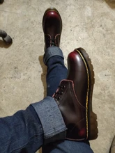 Pasal-Botines de piel auténtica para Mujer, Botas de trabajo, calzado cómodo para Otoño e Invierno