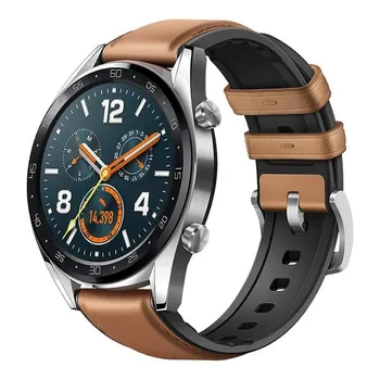 

Huawei gt fashion brown smart watch-3.5cm amoled Display-bt4.2-heart rate-notifications-battery