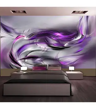 

XXL photo mural-purple swirls II