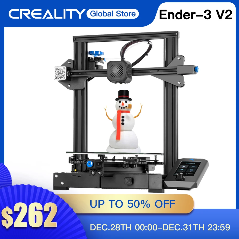 Набор для сборки 3D принтера CREALITY набор Ender 3 V2 комплект печати 32 битной бесшумной