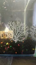Decor-Plants Landscaping-Decor Tank Aquarium Plastic Resin Coral Fishing-Fis Sea-Iron-Tree